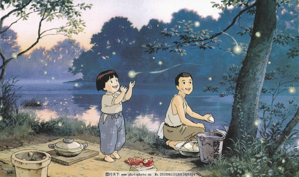 《萤火虫之墓》：战火中的生命挽歌